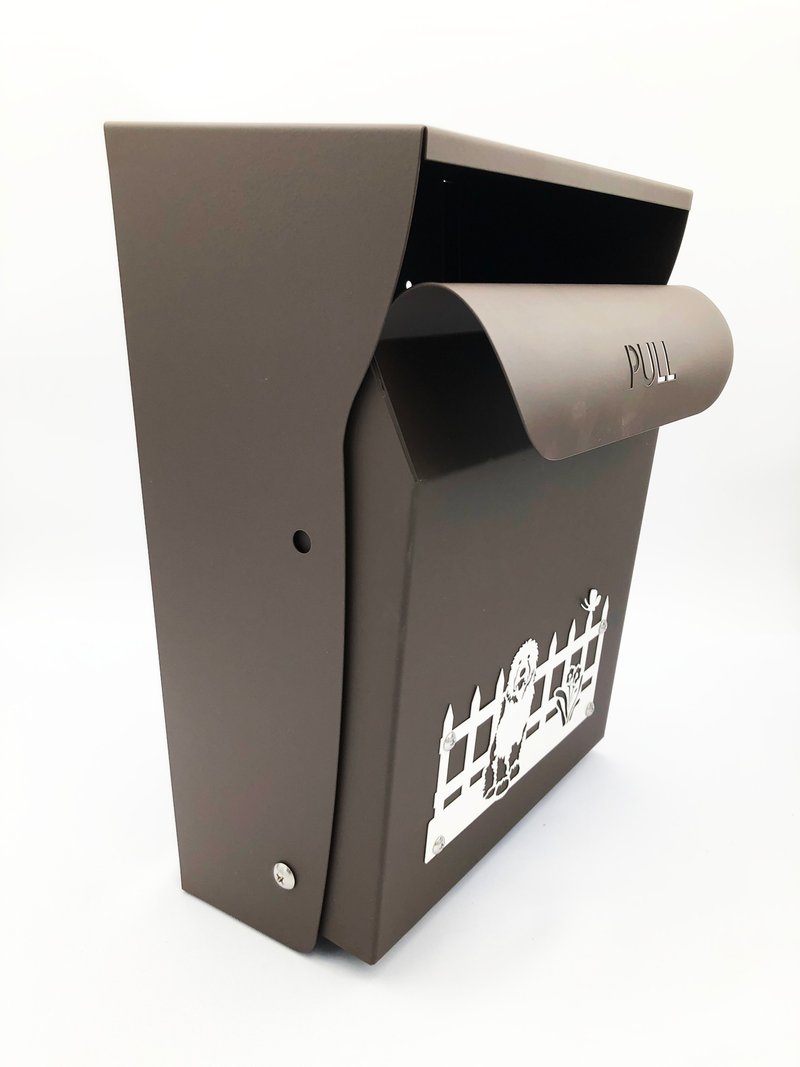 不锈钢两段信箱　色调谐合雅致　独特设计　两段式暗扣 - 其他家具 - 不锈钢 咖啡色