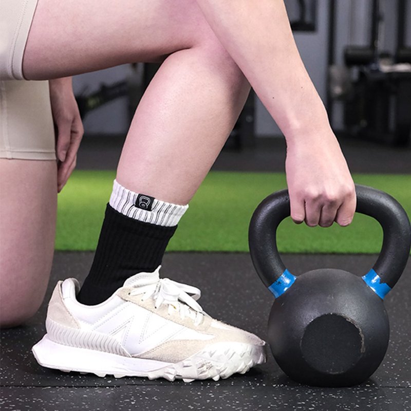 【FOOTER】壶铃布标双层健身袜 (女-K218M) - 袜子 - 棉．麻 多色