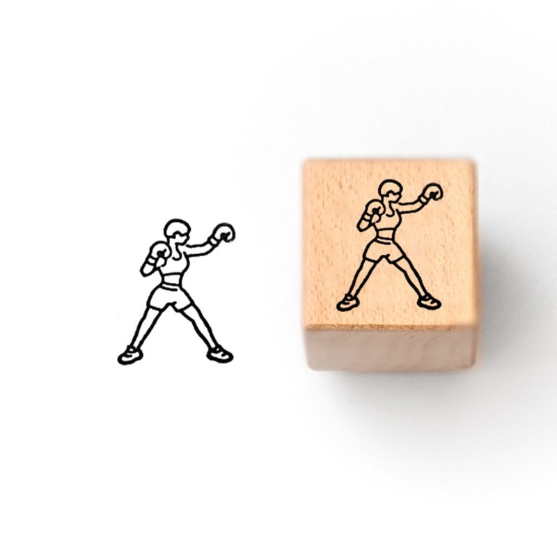 本日印章－fight - 印章/印台 - 木头 卡其色