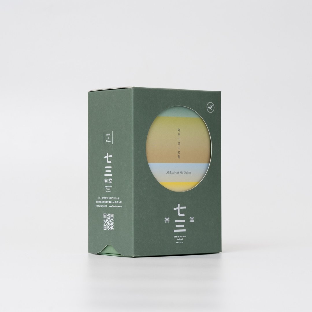 七三茶堂 精品原叶丨阿里山高山乌龙 75g–精装盒 - 茶 - 纸 绿色