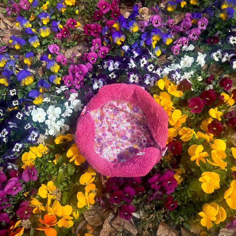 桑葚绒毛小包 - 化妆包/杂物包 - 棉．麻 