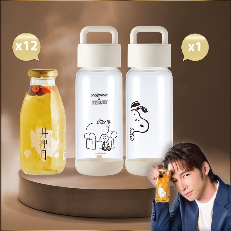 【谷溜谷溜】升豪最爱井里月12入组 搭SNOOPY玻璃杯*1 (无礼盒) - 健康/养生 - 新鲜食材 金色