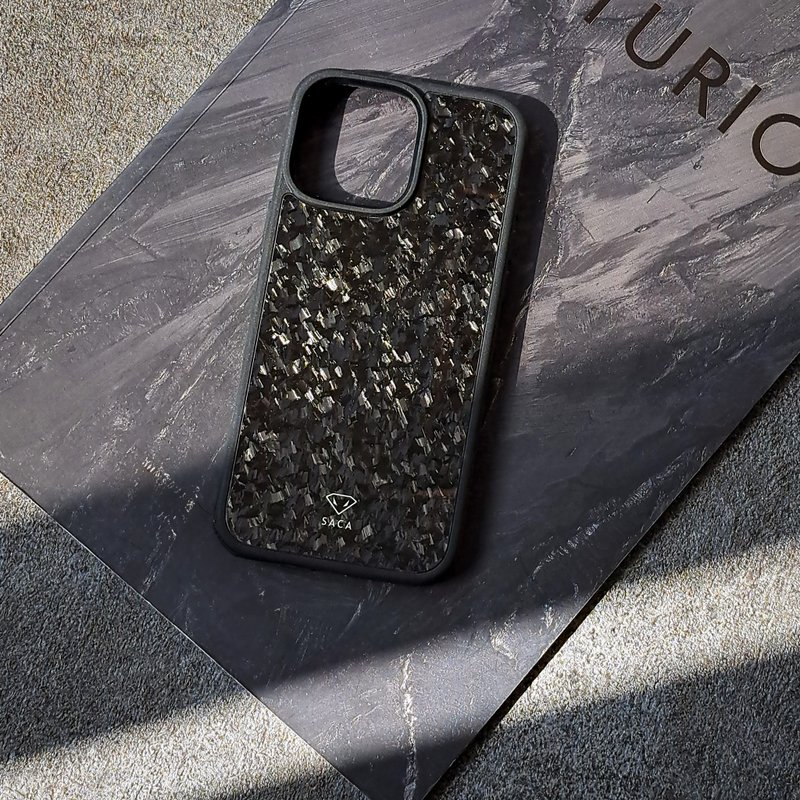 iPhone 16 Pro/ Pro Max case fully hemmed(Forge) - 手机壳/手机套 - 碳纤维 黑色