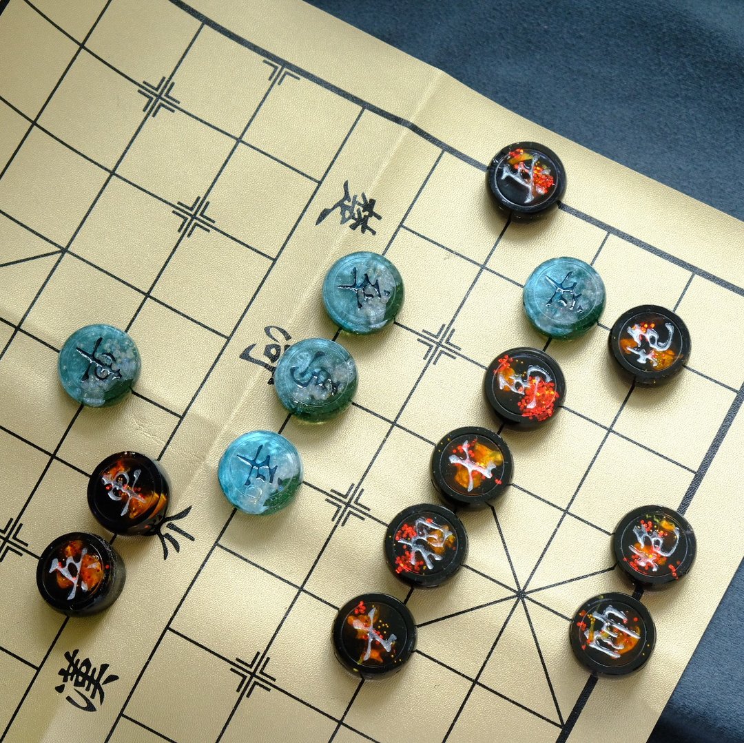 【战火与和平】中国象棋- War and Peace Chess 将棋 by ETPLANT - 桌游/玩具 - 树脂 透明