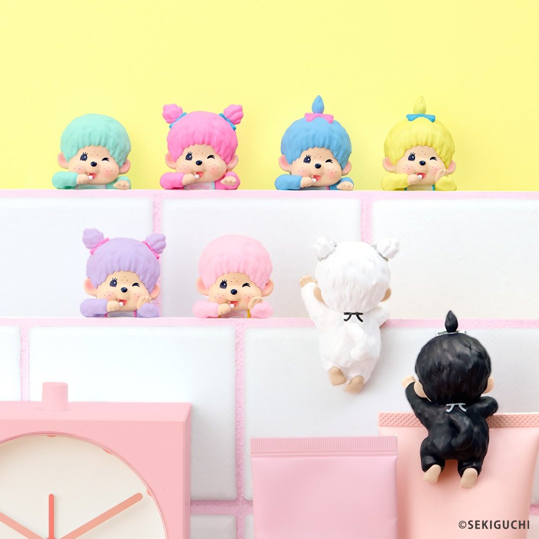 HIPPERS Monchhichi 联名公仔 彩虹电眼 (盒装 12 入) - 玩偶/公仔 - 塑料 