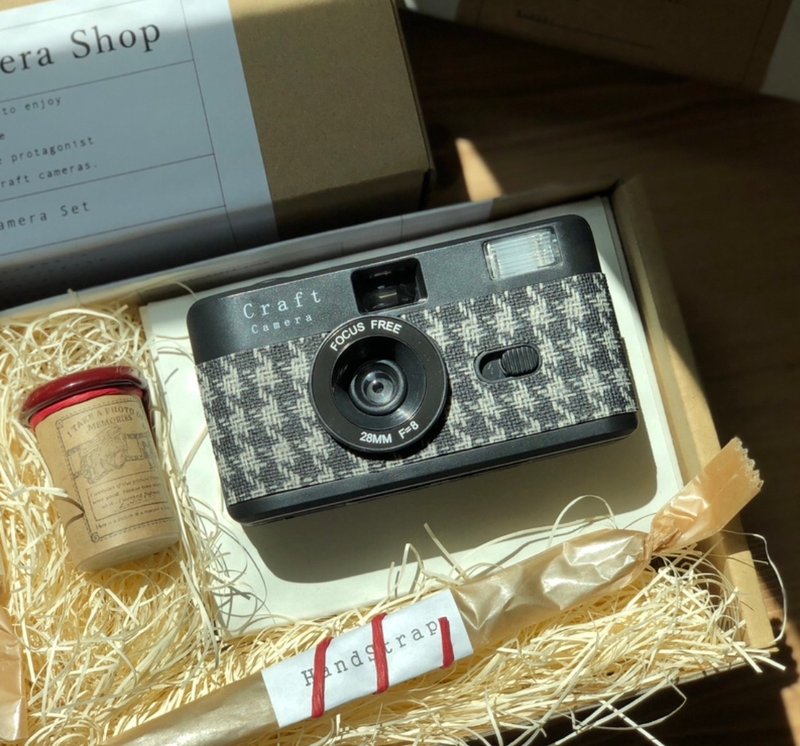 胶片相机　29  黑色格子工艺相机套装 - 相机 - 塑料 黑色