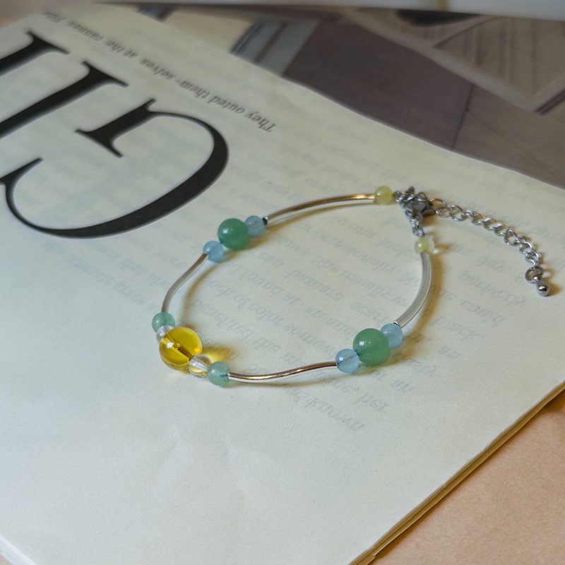 曜启之途 行动财运×贵人助力×清透稳心能量 - 手链/手环 - 水晶 