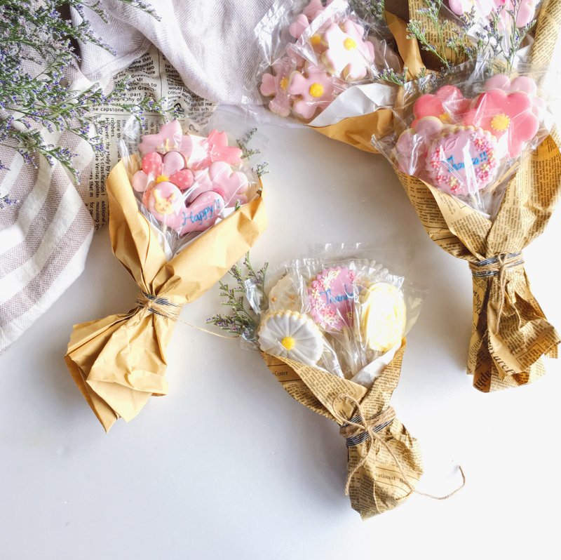 糖霜饼干  甜蜜缤纷饼干花束  纯手工绘制设计饼干花束 **订购前请先洽询档期** - 手工饼干 - 新鲜食材 