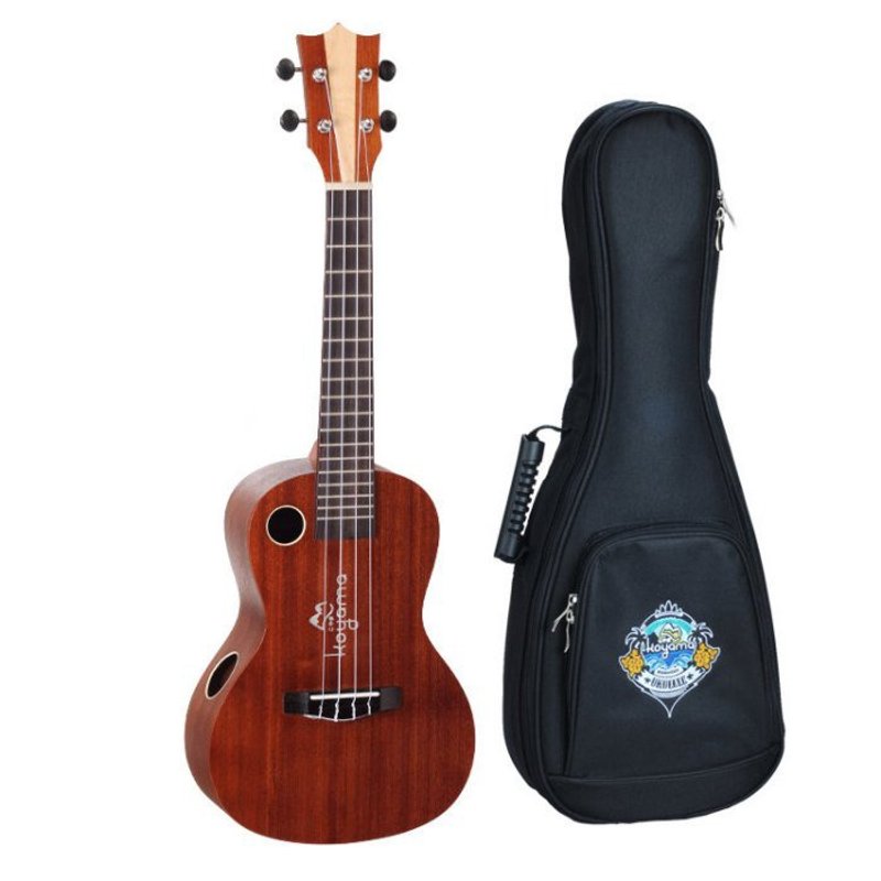 KYM-C150 23寸乌克丽丽 桃花心木 侧肩音孔系列 Mahogany Concert Ukulele - 吉他/乐器 - 木头 咖啡色