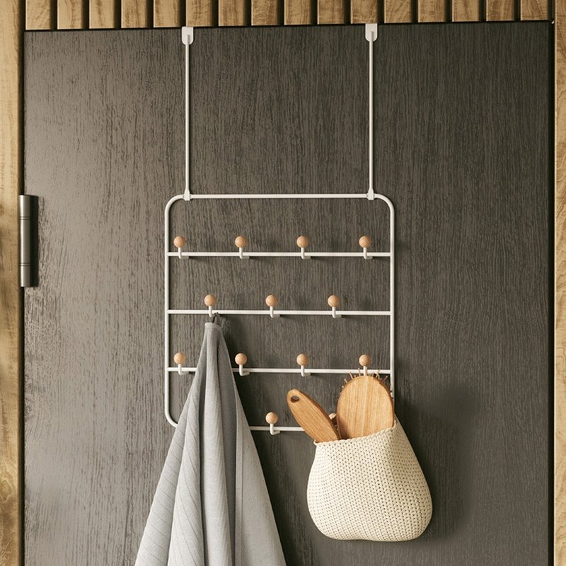 【Umbra】Estique两用收纳架(云朵白60.3cm) | 墙壁挂勾 - 衣架/挂勾 - 其他金属 白色