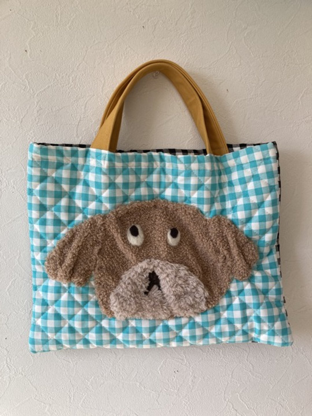 Quilted bag ③ - 手提包/手提袋 - 棉．麻 