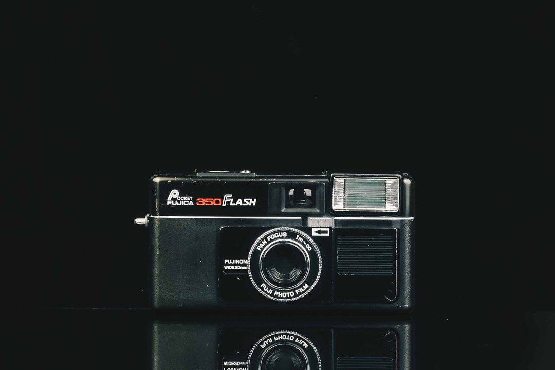 FUJICA POCKET 350 FLASH #5761 #110底片相机 - 相机 - 其他金属 黑色