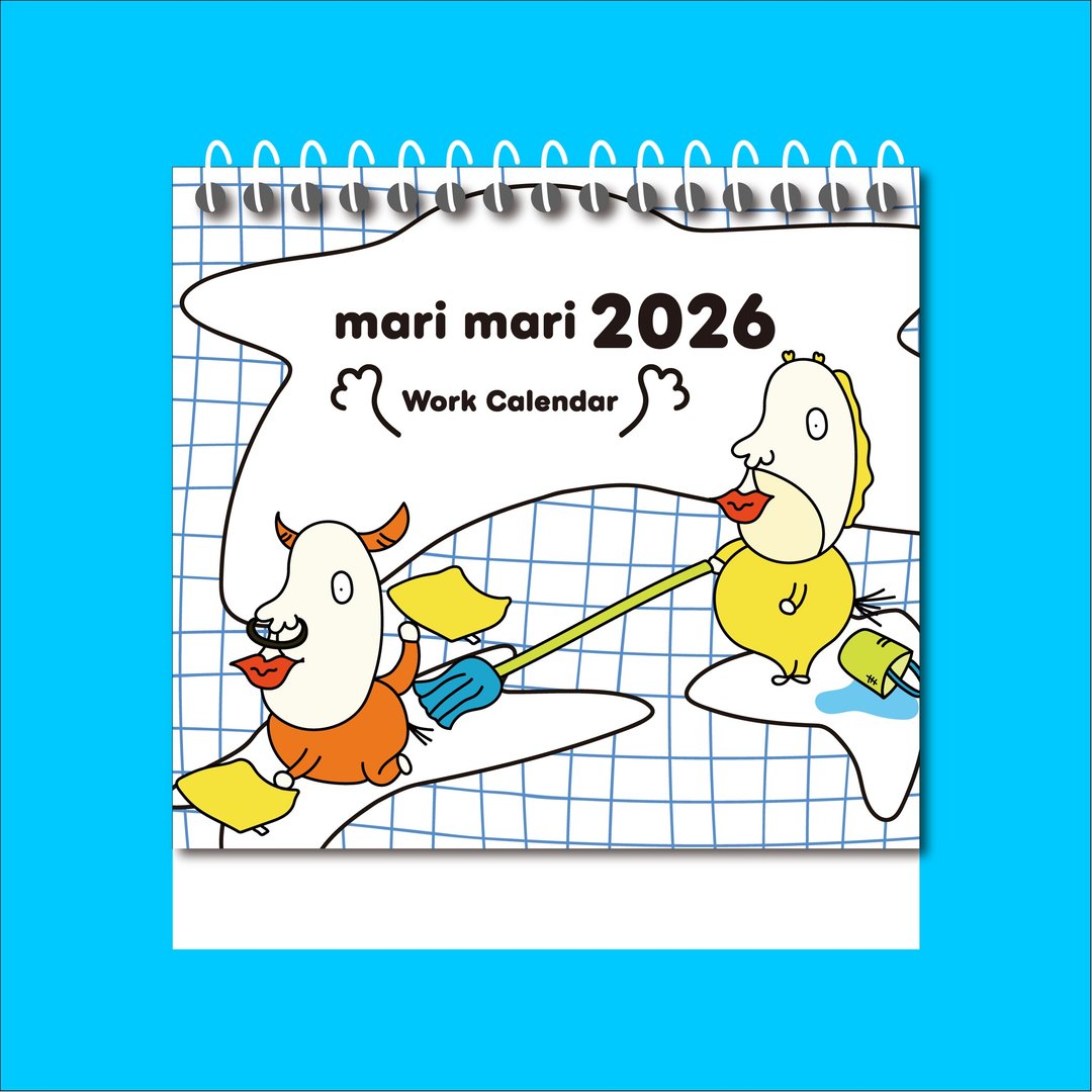 mari mari 2026 上班族月历 - 年历/台历 - 纸 