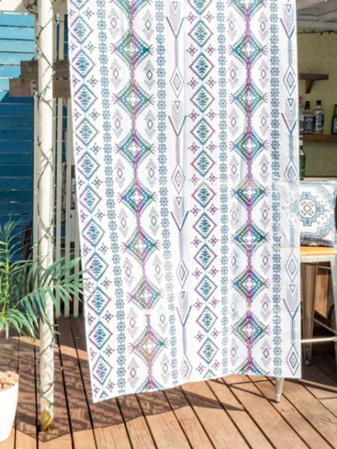 NAVAJO Sheer NOREN Curtain 178cm - 门帘/门牌 - 其他材质 