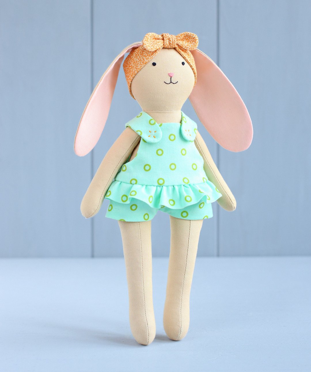PDF Large Bunny Doll Sewing Pattern - 手工艺教程/工具书 - 其他材质 