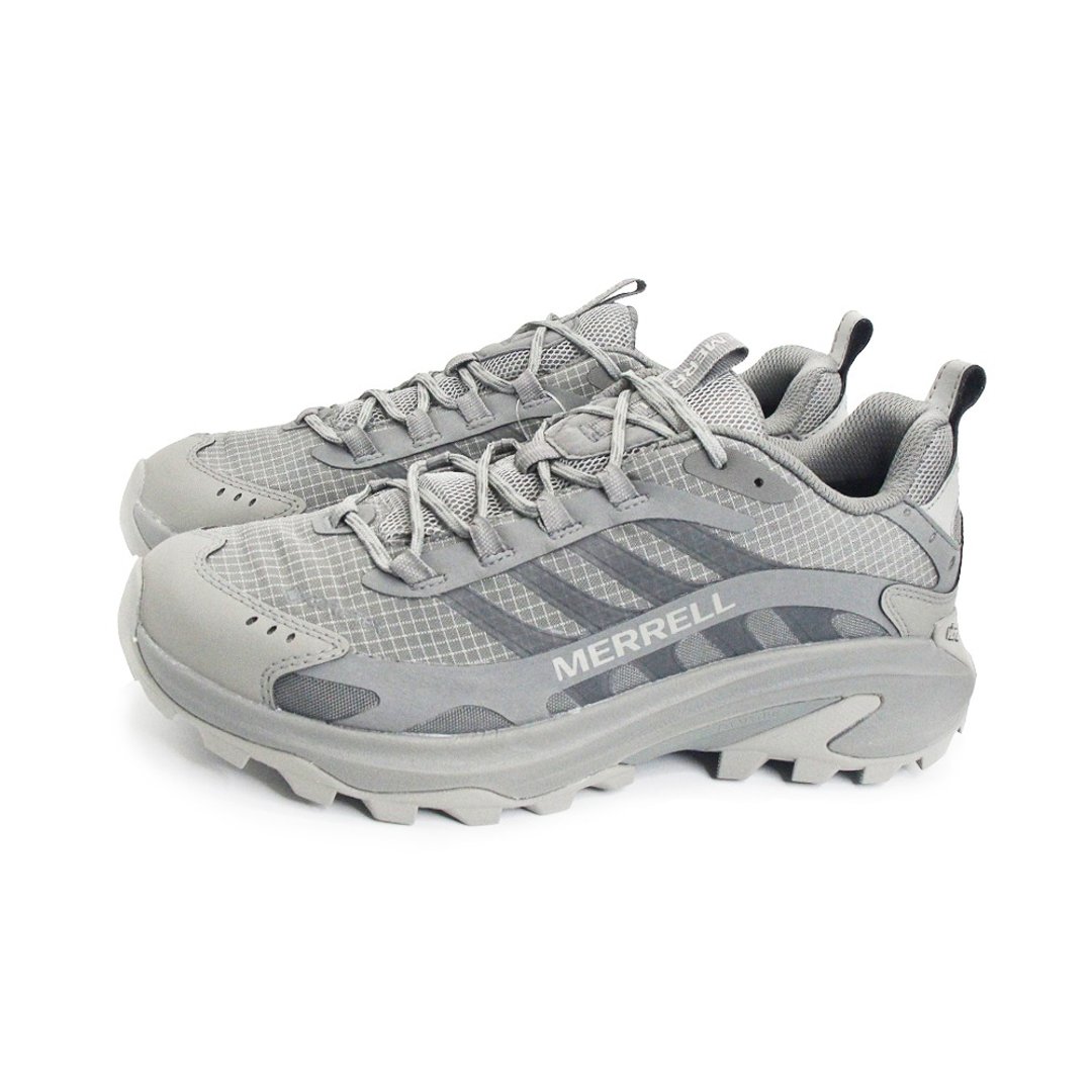 MERRELL MOAB SPEED 2 GORE-TEX 抗撕裂防水登山健行鞋 男鞋 - 炭灰 - 男款运动鞋/球鞋 - 防水材质 