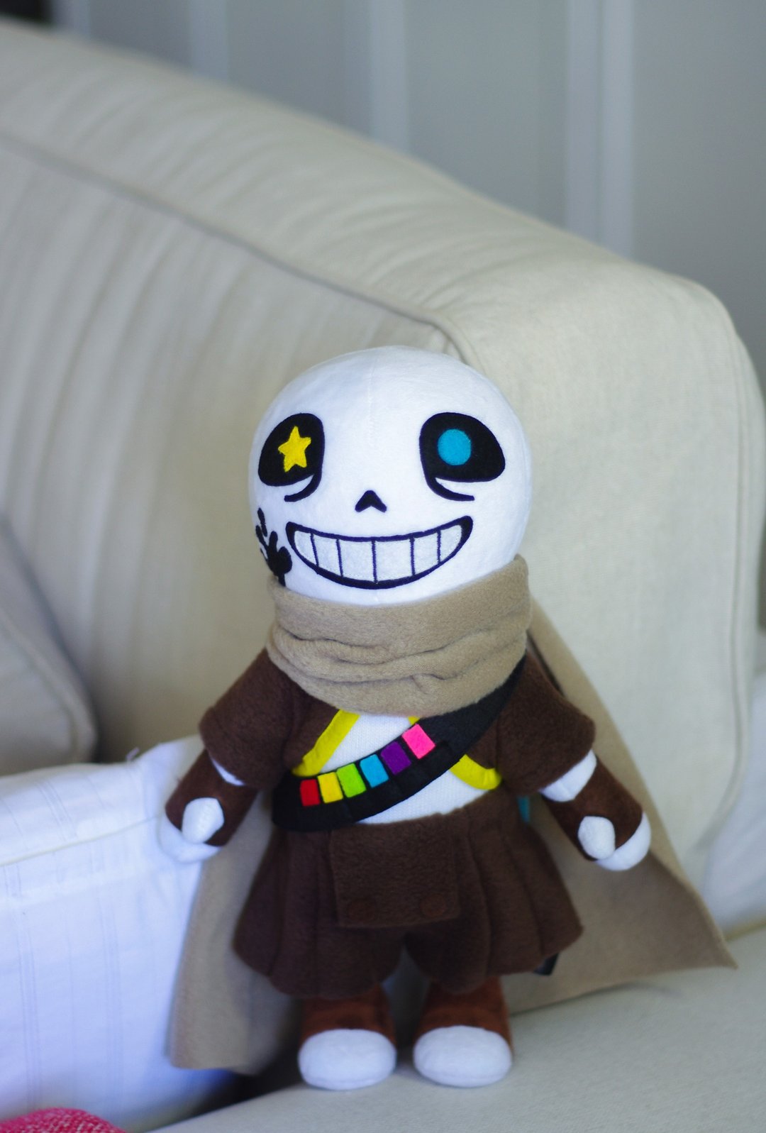 Ink Sans 2.0 Undertale AU Inktale Collectible Doll | Made to Order - 玩偶/公仔 - 聚酯纤维 咖啡色