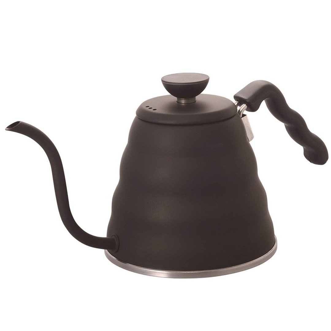 HARIO 云朵不锈钢雾黑细口壶 1200ml/VKB-120-MB - 咖啡壶/周边 - 不锈钢 黑色