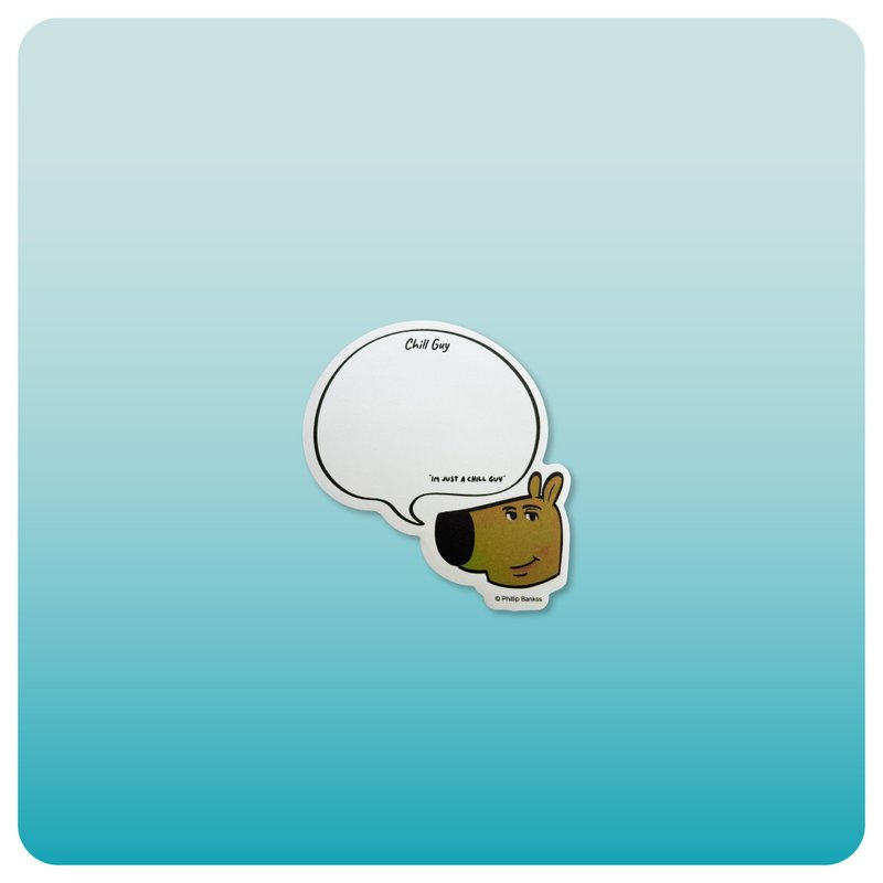 Chill Guy 便条纸 02 - 便条纸/标签贴 - 纸 