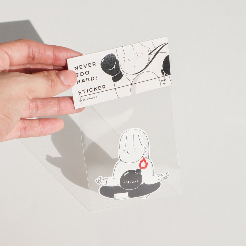 STICKER - ALWAYS BE MINDFUL - 贴纸 - 纸 白色