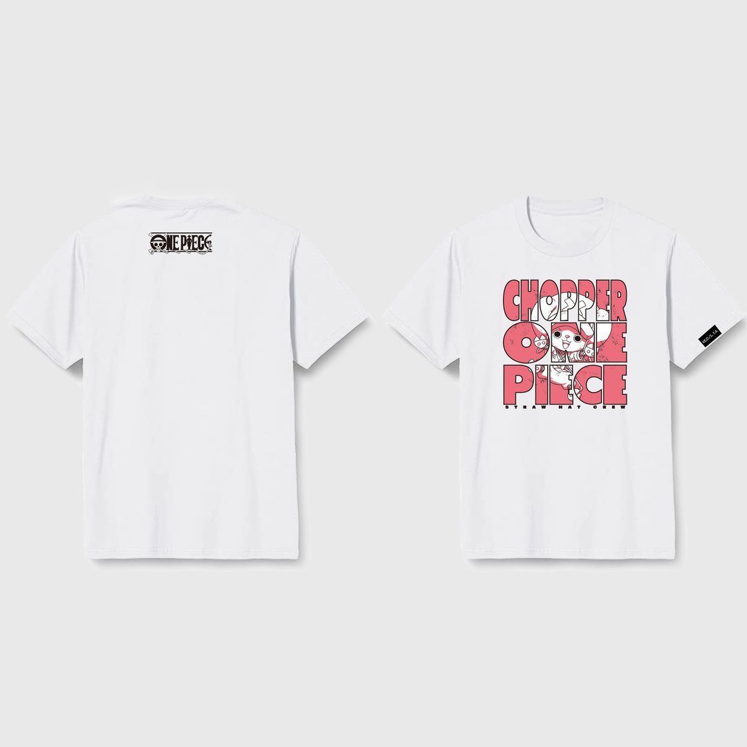 【ONE PIECE】海贼王官方授权周边产品 重磅圆领字母T恤 和之国T - 男装上衣/T 恤 - 棉 多色