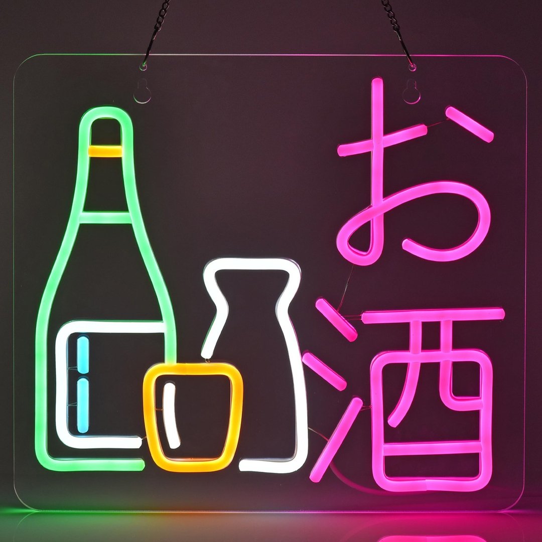 烧酒 霓虹灯 发光字 Neon Sign 字 广告招牌装饰设计灯 - 灯具/灯饰 - 压克力 透明