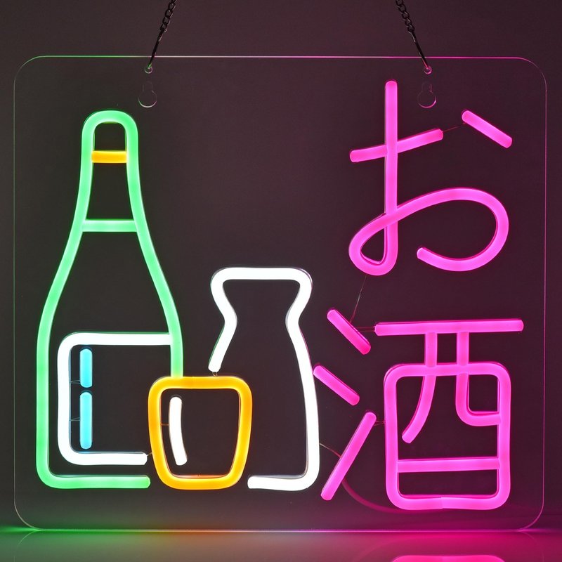 烧酒 霓虹灯 发光字 Neon Sign 字 广告招牌装饰设计灯 - 灯具/灯饰 - 压克力 透明