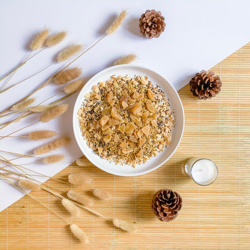 【高纤瘦身早餐】即食燕麦片-桂花,奇亚籽,白桃 Oriental Slim - 谷物麦片 - 新鲜食材 