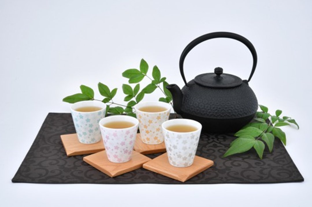 SAKURA MOTIF CUP(H)  SILVER - 其他杯子 - 瓷 银色