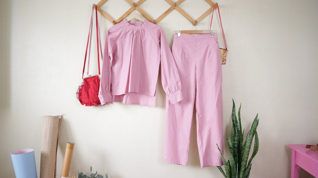 shufu set - pink - 其他 - 棉．麻 