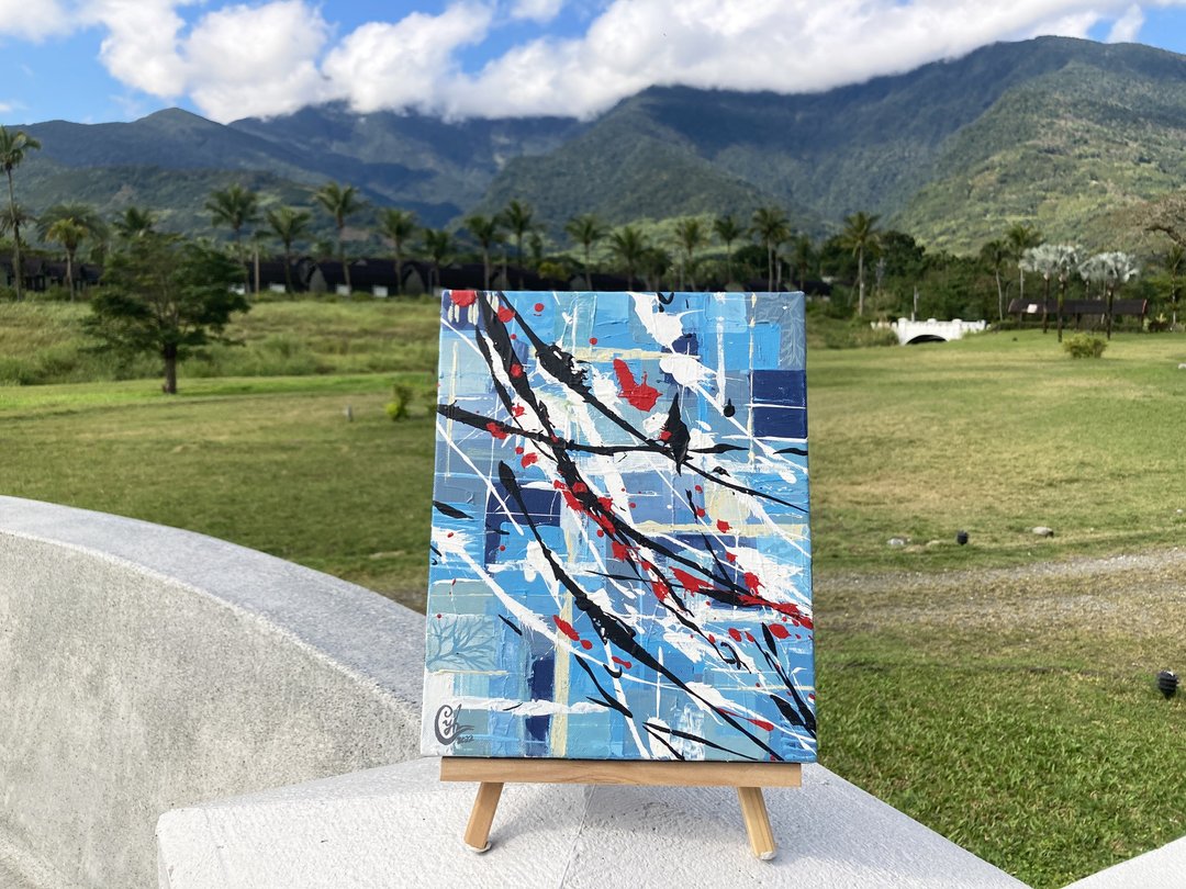 抽象绘画－梦就像这样1  abstract painting Dream Like This 1 - 订制画像 - 棉 多色
