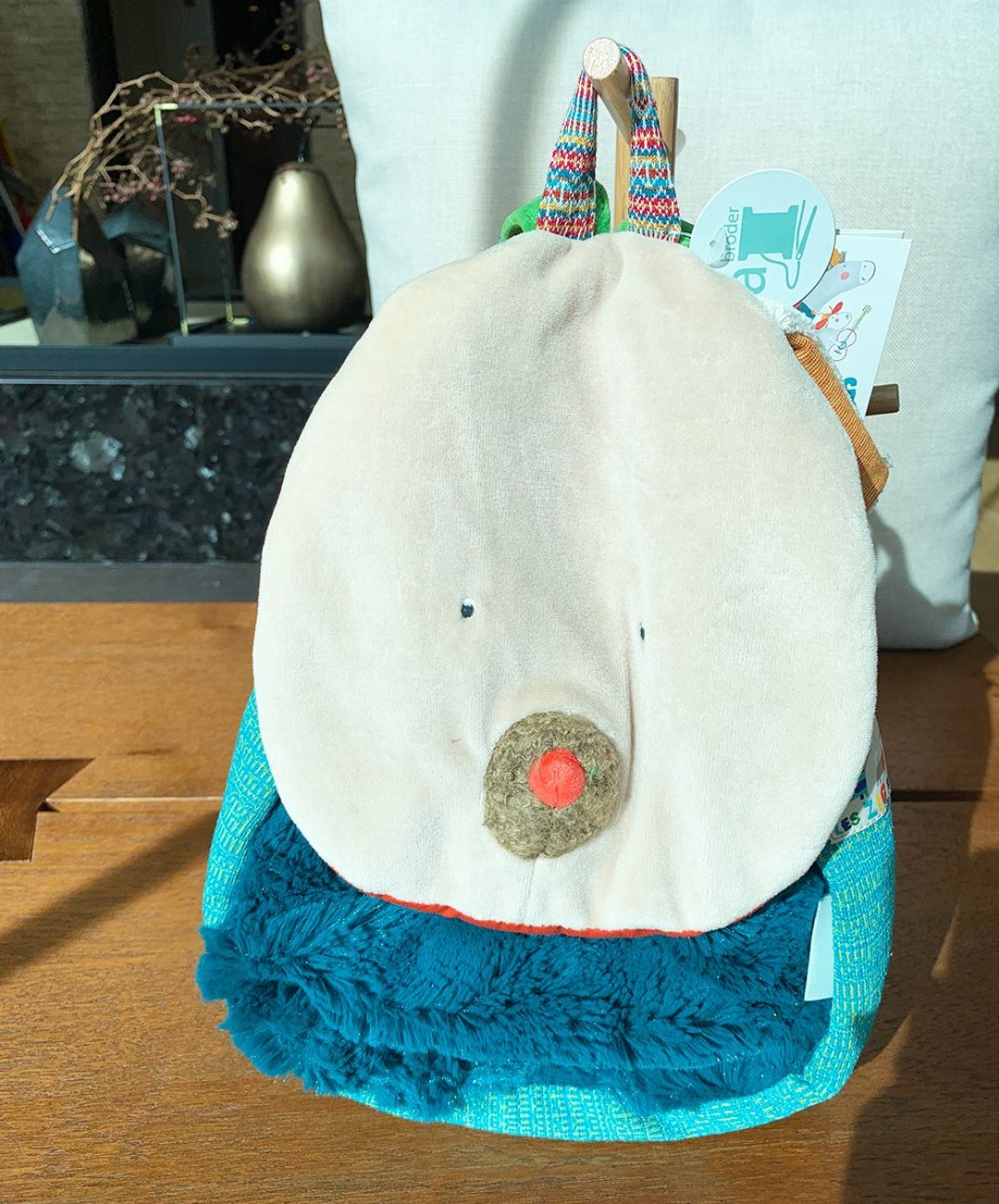 法国 Moulin Roty 齐格狗背包 (H 29 cm) - 背包/袋子 - 棉 绿色