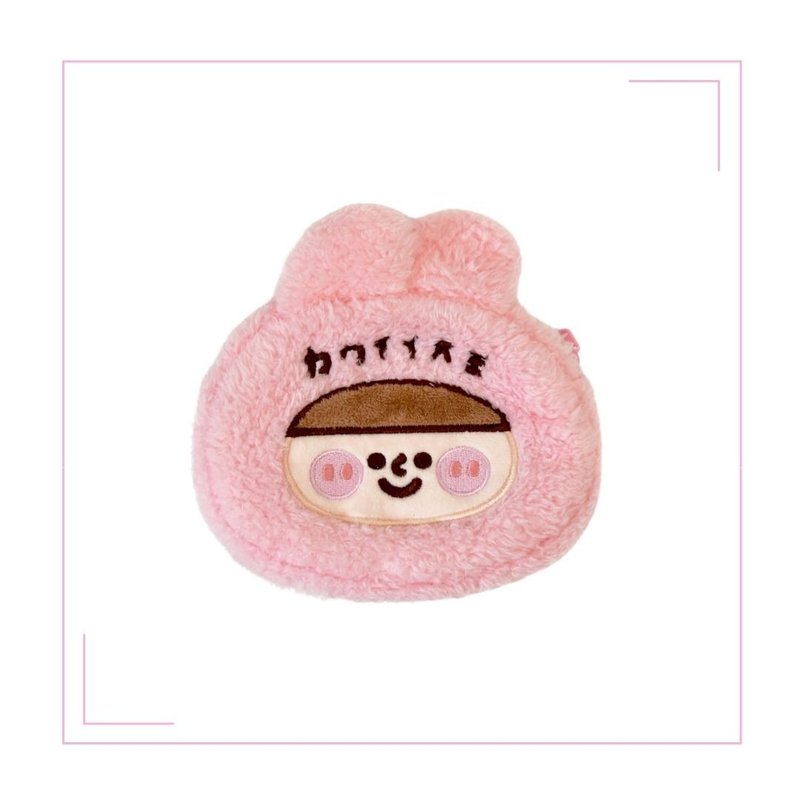 可爱大王毛绒小包 (附背带) - 侧背包/斜挎包 - 其他材质 粉红色