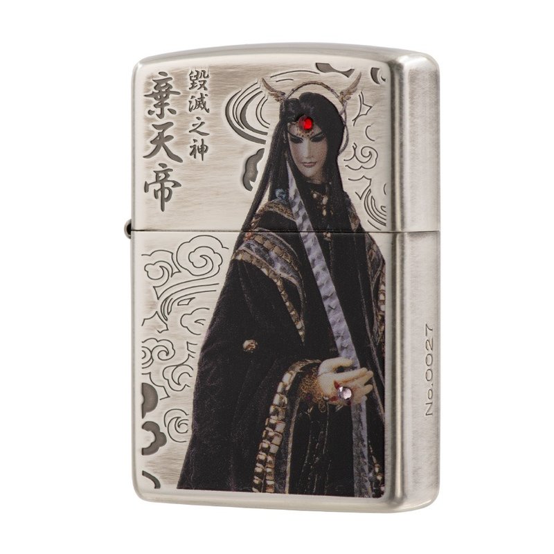 【ZIPPO官方旗舰店】台湾独家联名款 弃天帝-毁灭之神防风打火机 - 其他 - 铜/黄铜 银色