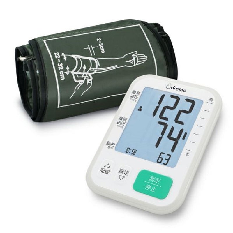 Dretec 薄款上臂式血压计 BM-214 - 其他 - 塑料 白色