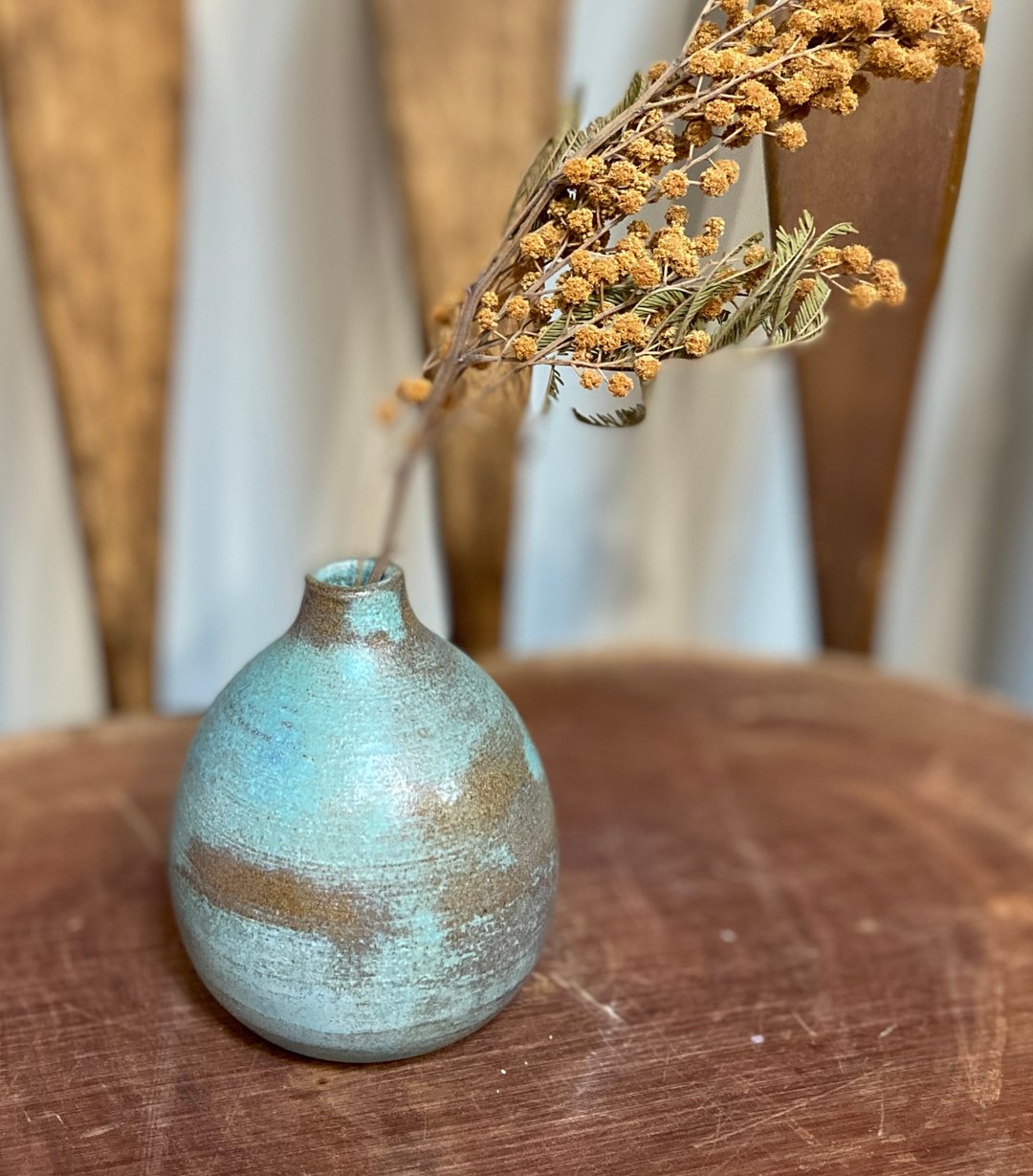 寰 球形小花器 - 花瓶/陶器 - 陶 