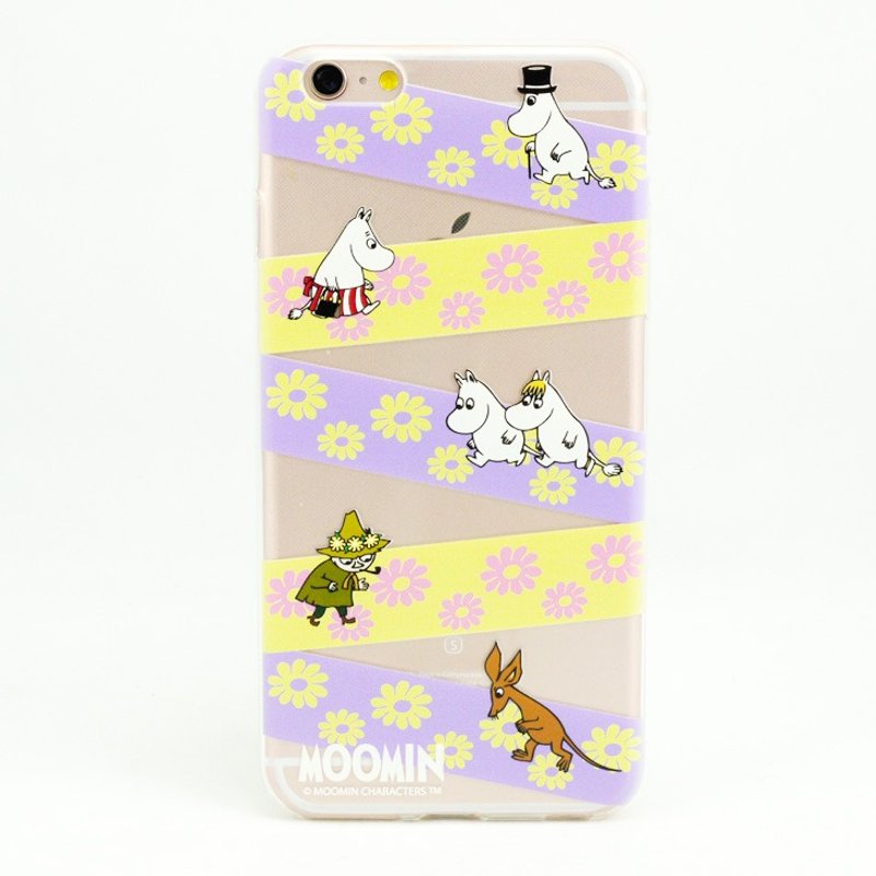Moomin正版授权-甜心胶带 透明防撞空压手机壳 - 手机壳/手机套 - 硅胶 透明