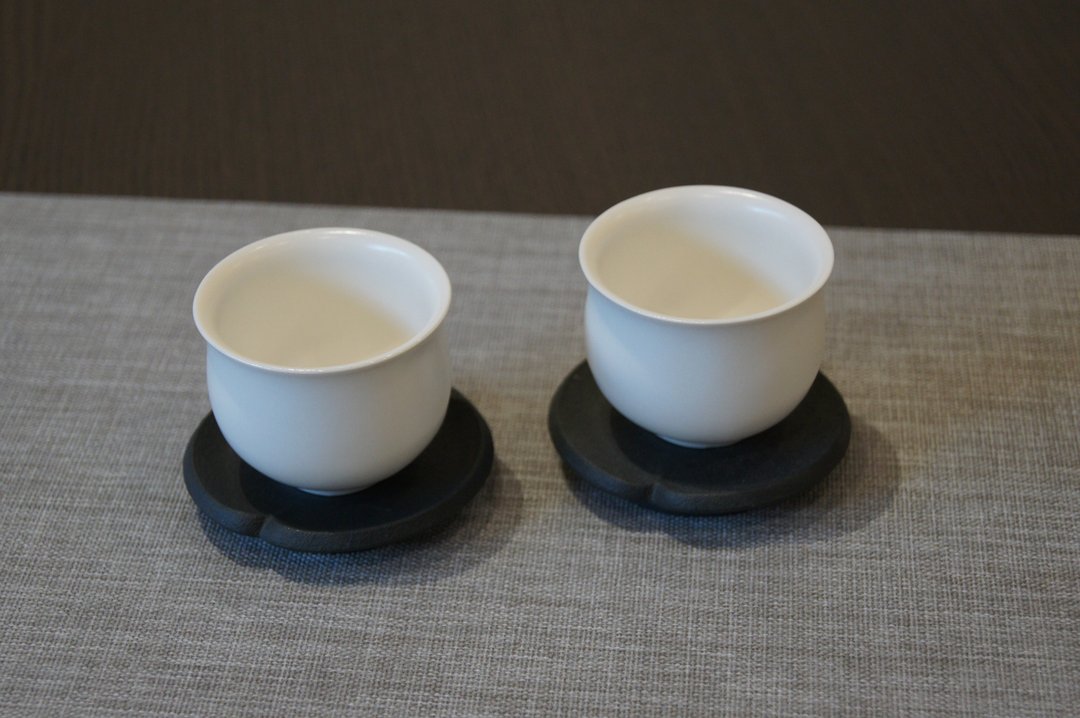 白月系列  月畔-小杯组 - 茶具/茶杯 - 陶 白色
