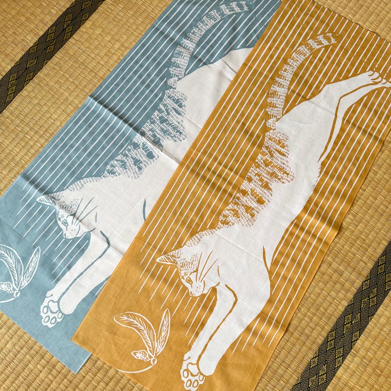 jumping おこげ　手拭巾 - 手帕/方巾 - 棉．麻 多色