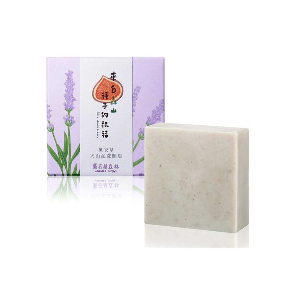 【薰衣草森林 Select】 薰衣草 火山泥 洗颜矿物皂 110g | 洁颜皂 - 沐浴用品 - 纸 
