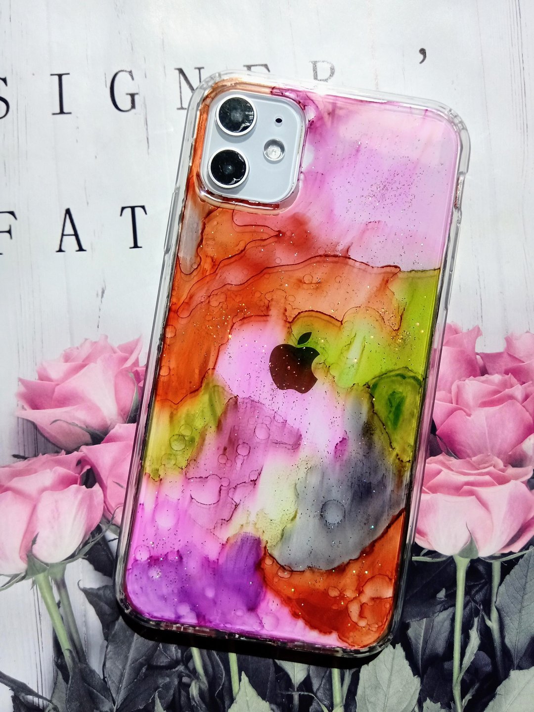 彩绘手机保护-,Apple iPhone 11, 色彩 - 手机壳/手机套 - 塑料 多色