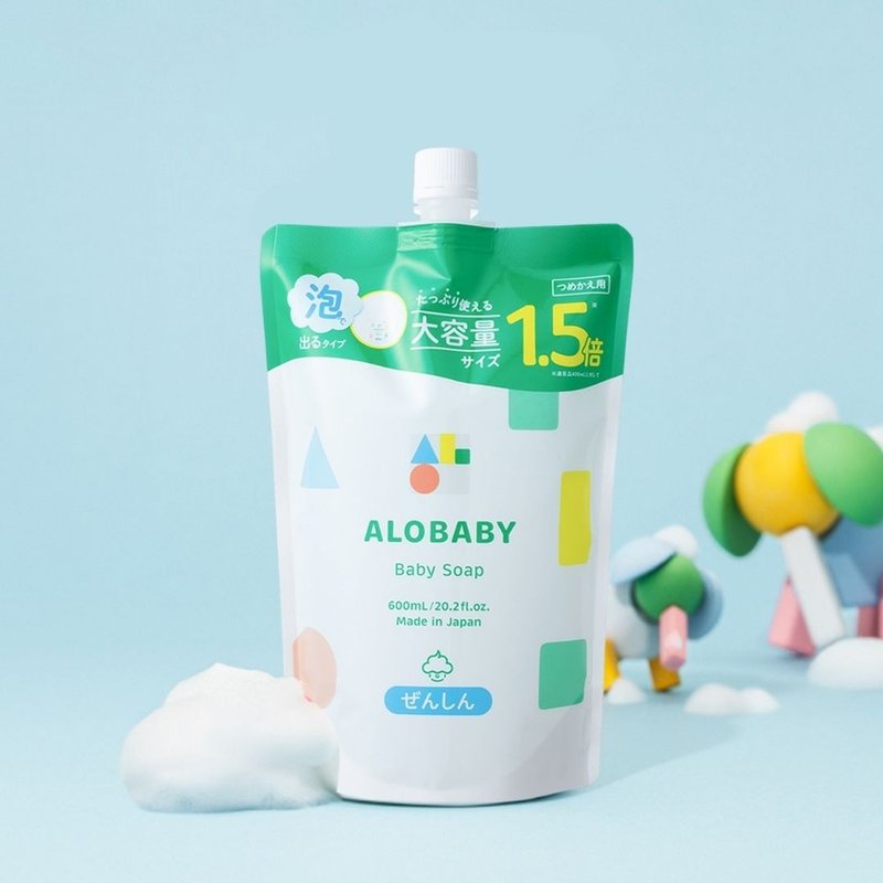 Alobaby 宝宝晚安洗发沐浴乳 补充包 (3in1慕斯) - 其他 - 浓缩/萃取物 绿色