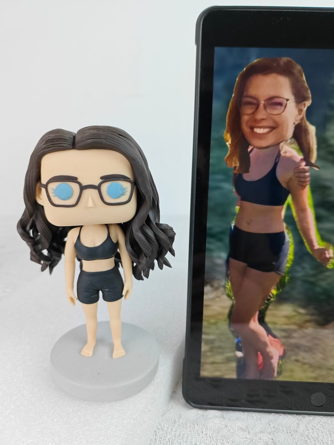 纯手工定制美国Funko Pop 自画肖像公仔娃娃男朋友老公生日礼物 - 玩偶/公仔 - 粘土 多色