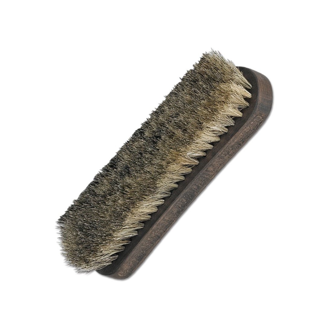 纱乃织马毛刷 皮鞋皮衣除尘抛光 18cm 日本手工制 Sanohata Brush - 其他 - 木头 灰色