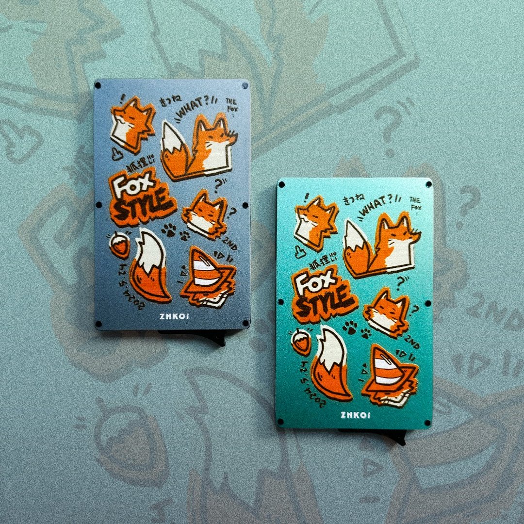 Znkoi Altersnap Cardprotector (The Fox Style - Graffiti - 卡片/明信片 - 其他材质 多色