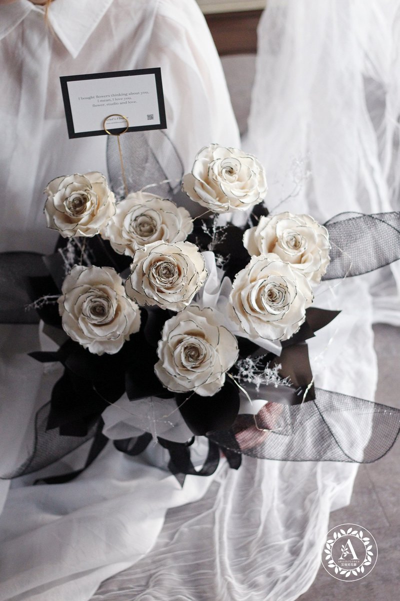 花礼设计 / 不凋花系列 / 永恒之心玫瑰花礼 - 植栽/盆栽 - 植物．花 多色