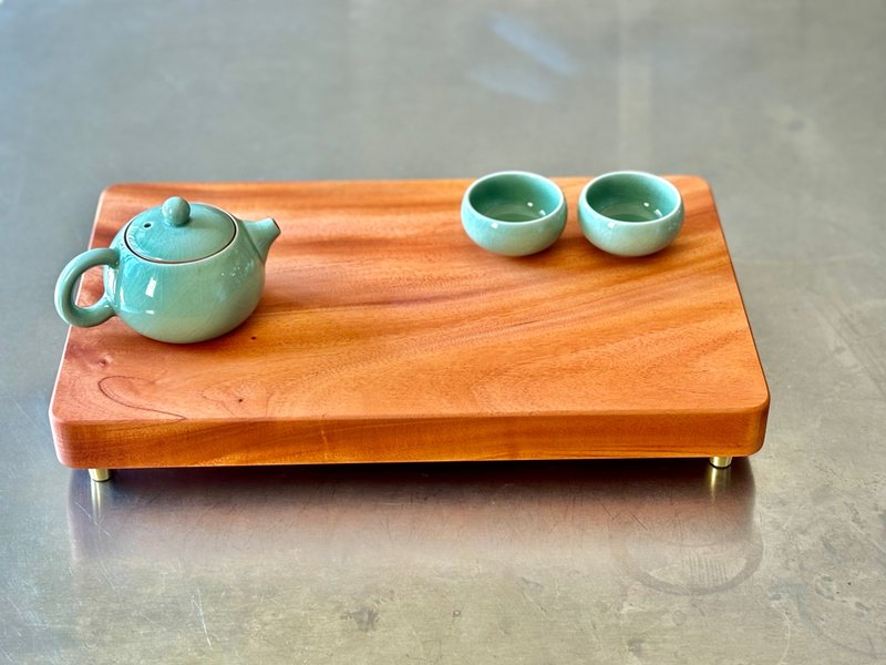 桃花心木原木茶台砧板 - 托盘/砧板 - 木头 