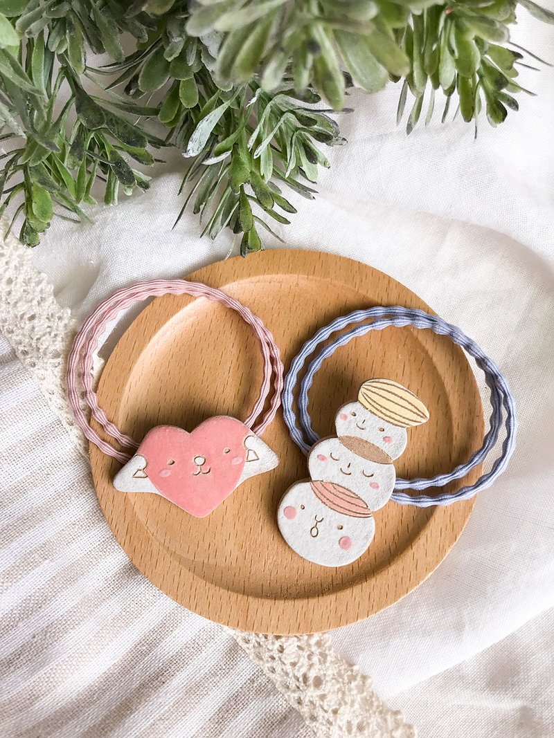 fighting 丸子三兄弟 发饰 - 发饰 - 陶 多色