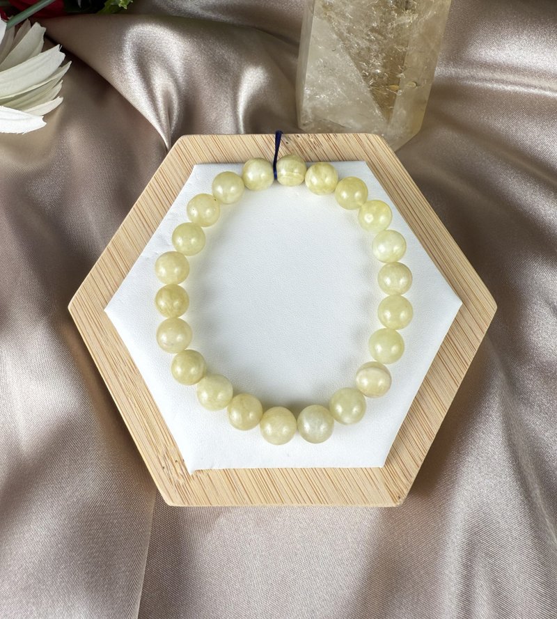 绿柱石 水晶手链 提升智慧勇气 自信心 能量 礼物 送礼 疗愈 - 手链/手环 - 水晶 绿色