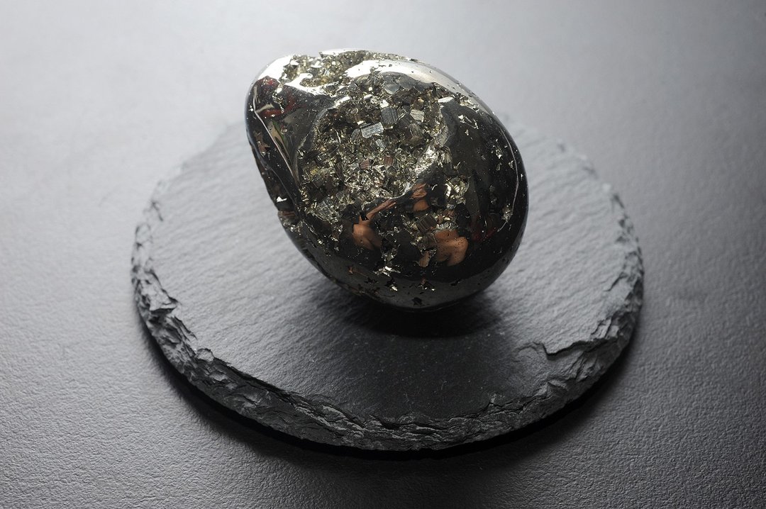 黄铁矿金鸡蛋原矿 水晶 灵修 招财 破煞 防小人2 - 摆饰 - 贵金属 